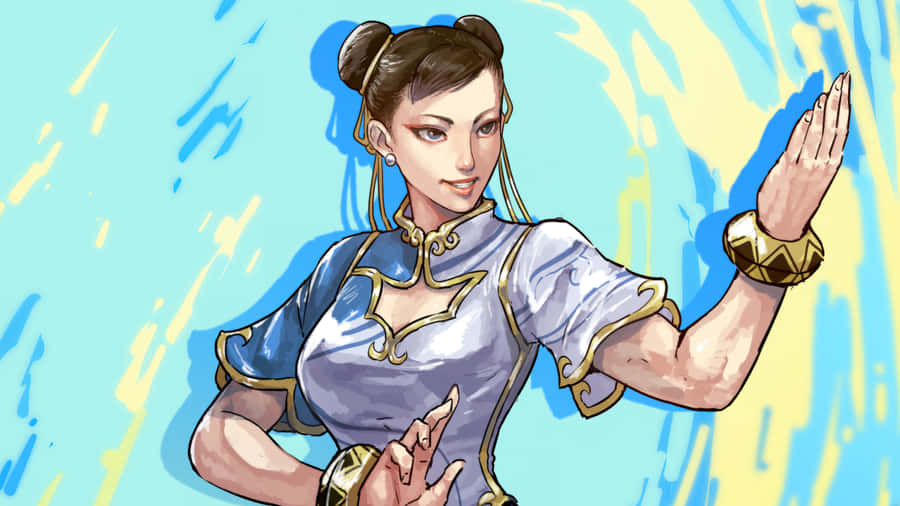 Chun Li Street Fighter Character Art Wallpaper