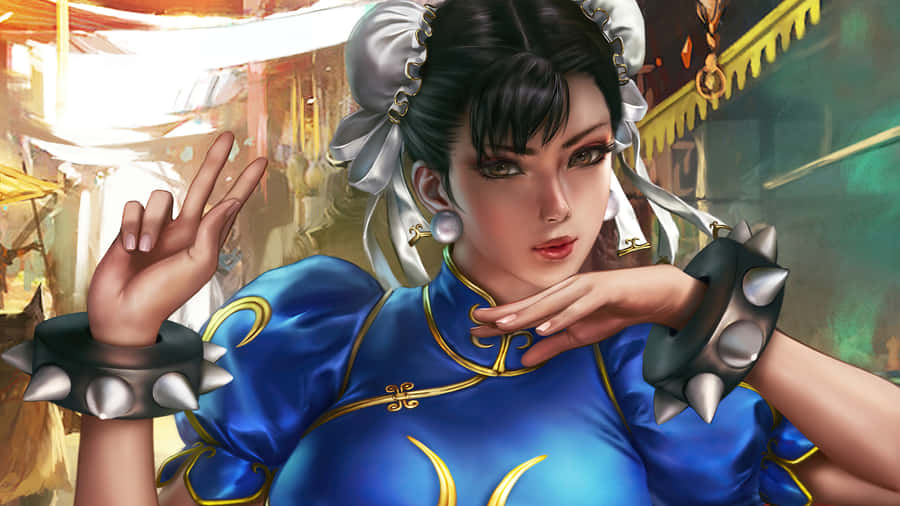 Chun Li Street Fighter Portrait Wallpaper