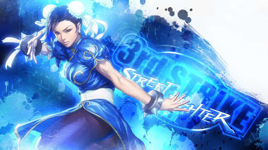 Chun Li Street Fighter3rd Strike Artwork Wallpaper