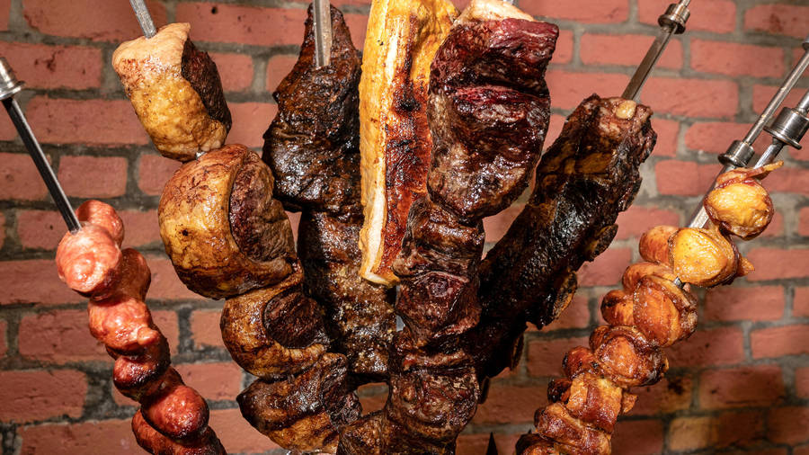 Churrasco On Skewers Wallpaper