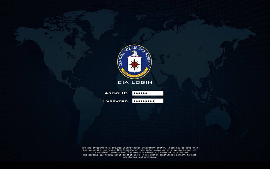 Cia Logo Login Design Wallpaper