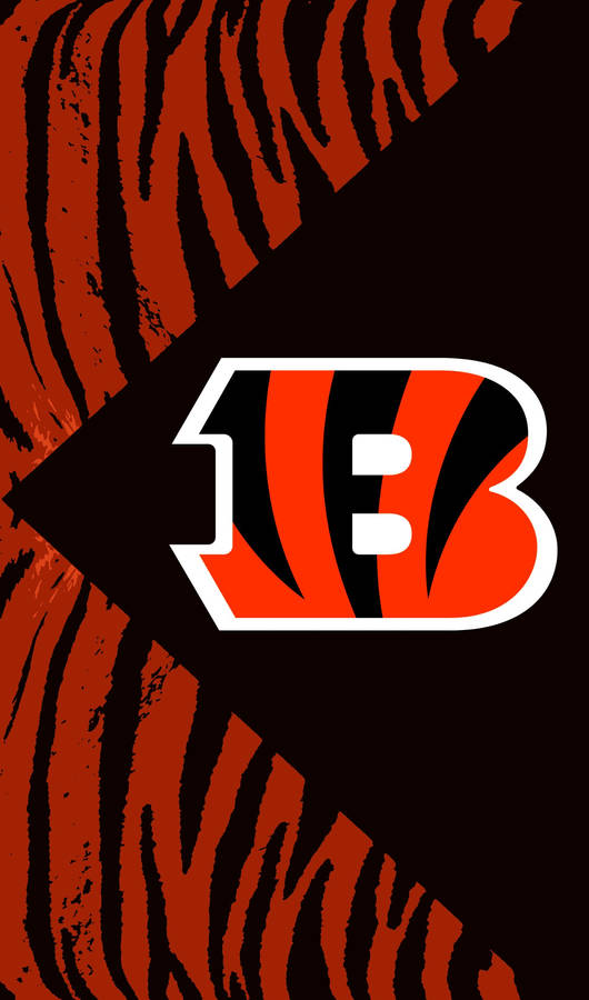 Cincinnati Bengals Tiger Skin Pattern Wallpaper