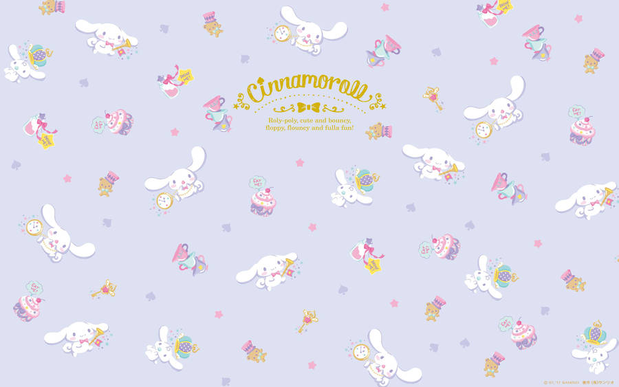 Cinnamoroll Alice And Wonderland Theme Wallpaper