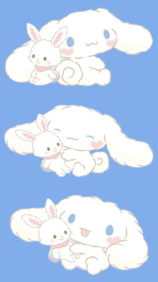 Cinnamoroll Bunny Plushie Wallpaper