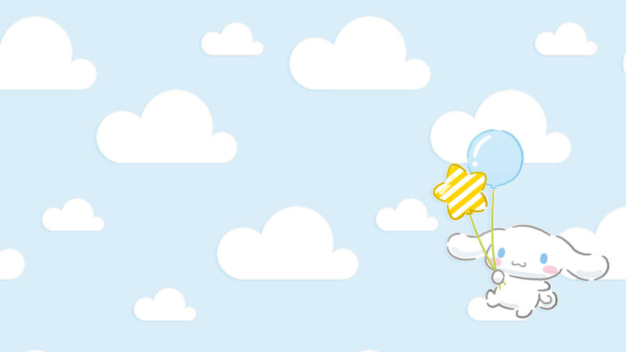 Cinnamoroll Cloudy Balloon Wallpaper