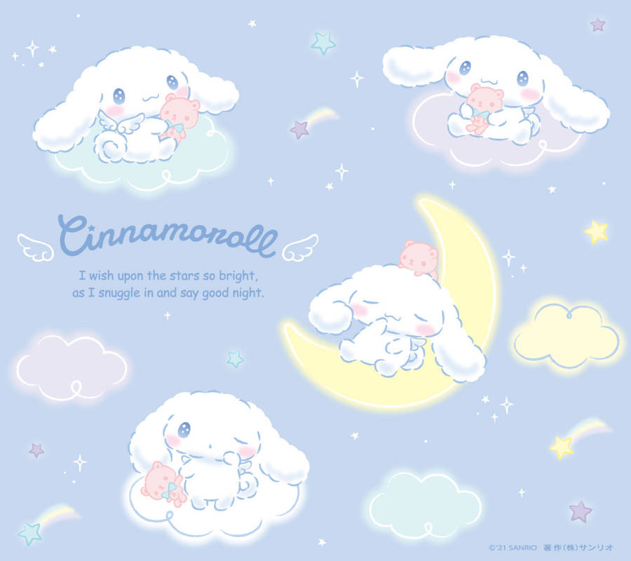 Cinnamoroll Good Night Wallpaper