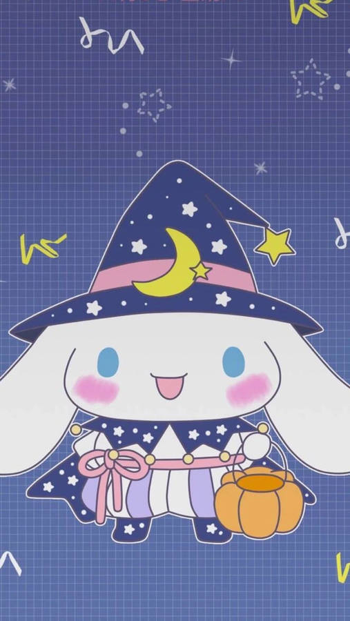 Cinnamoroll In Wizard Costume Wallpaper