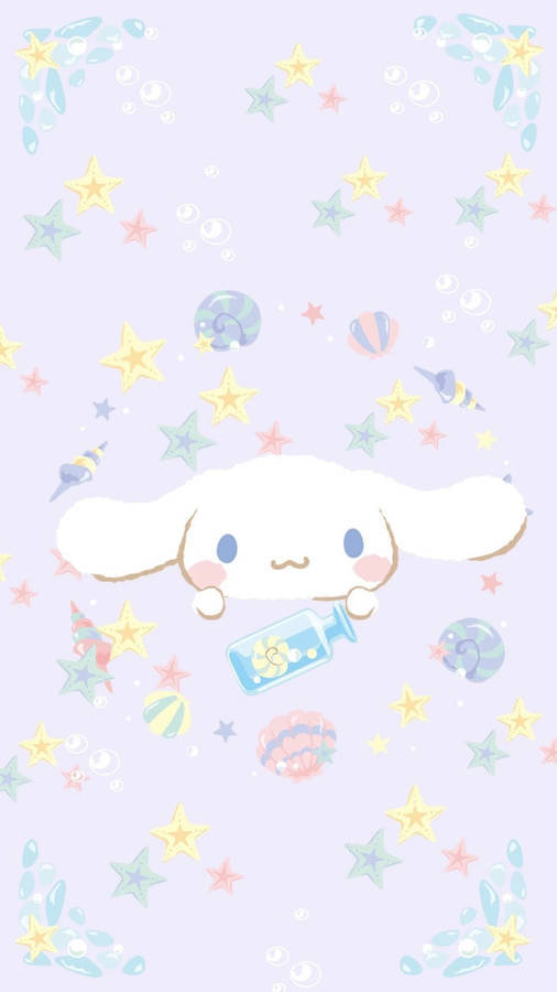 Cinnamoroll Sea Shells Wallpaper