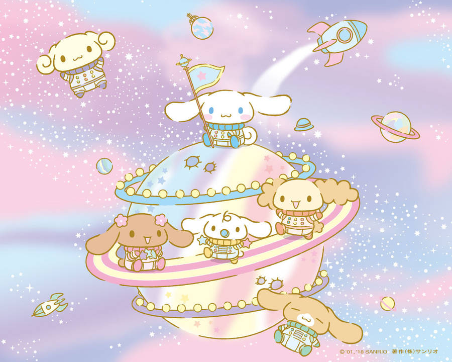 Cinnamoroll Sweet Galaxy Wallpaper