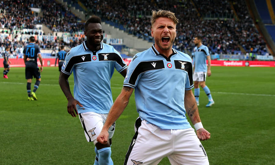 Ciro Immobile And Bobby Adekanye Wallpaper