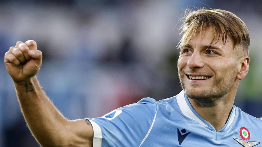 Ciro Immobile Cheerful Smile Wallpaper