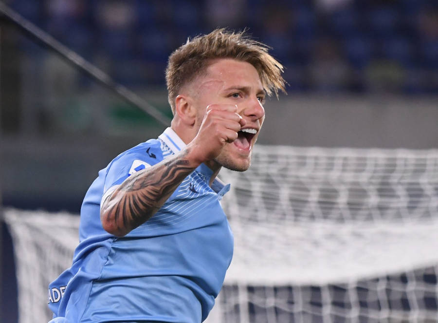 Ciro Immobile Furious Expression Wallpaper