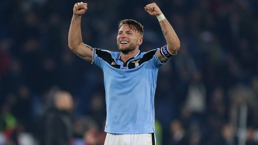 Ciro Immobile Happy Look Wallpaper