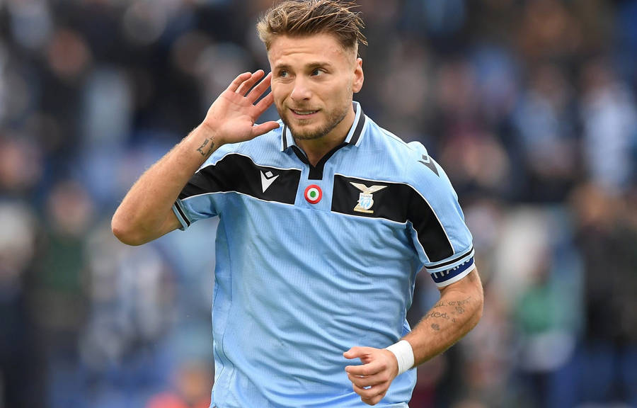 Ciro Immobile Smirking Face Wallpaper