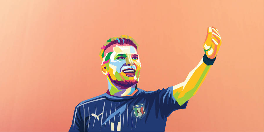 Ciro Immobile Vector Art Wallpaper