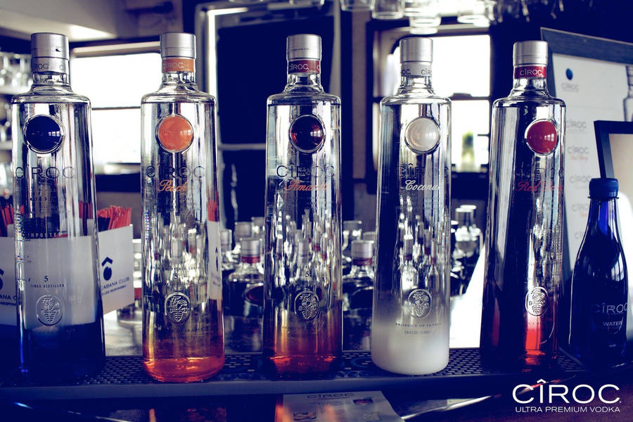 Ciroc French Vodka Variety Flavors Wallpaper