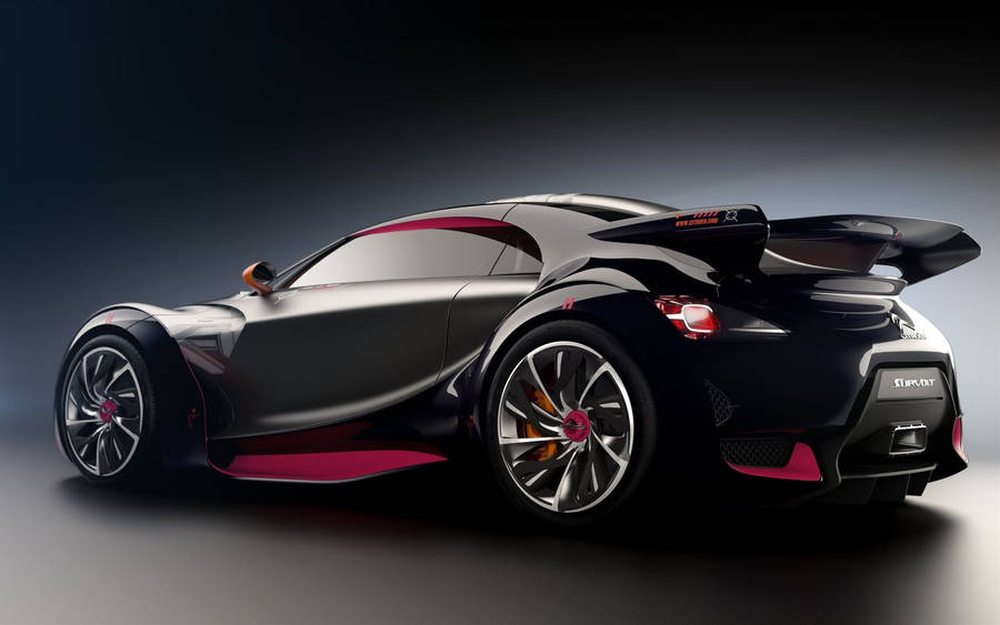 Citroën Survolt Black Sports Cars Wallpaper