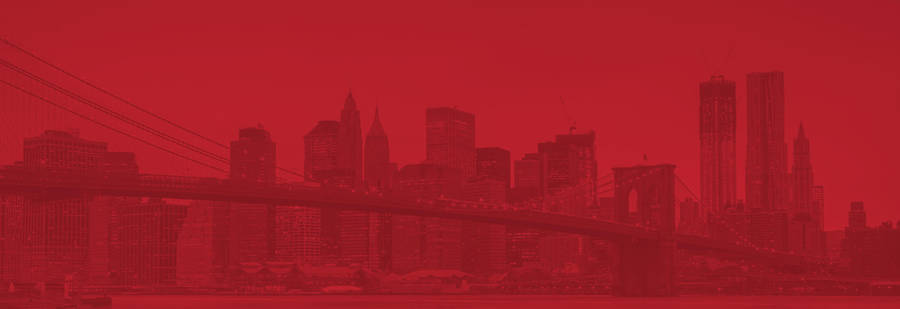 City Background In Red Overlay Wallpaper