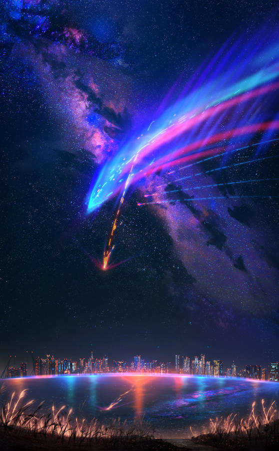 City Kimi No Na Wa Phone Wallpaper