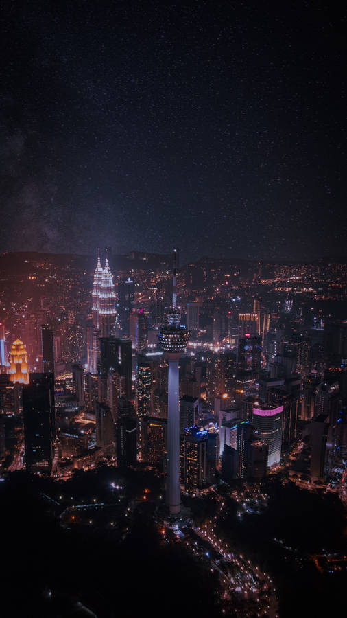 City Night Kuala Lumpur Wallpaper