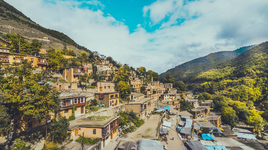 City Terraces On Iran Wallpaper