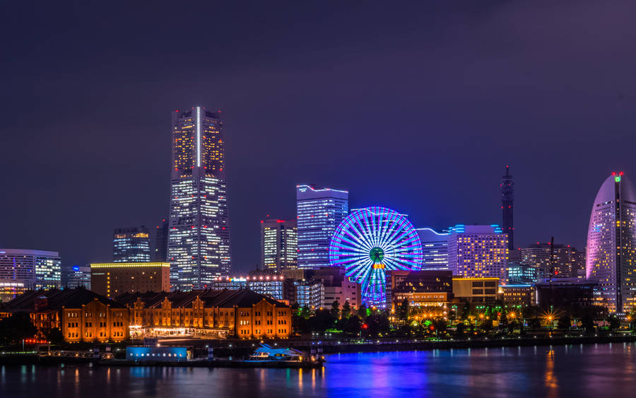 Cityscape Of Yokohama Wallpaper