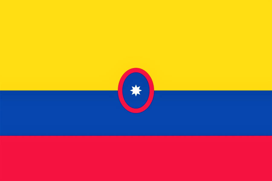 Civil Ensign Colombia Flag Wallpaper