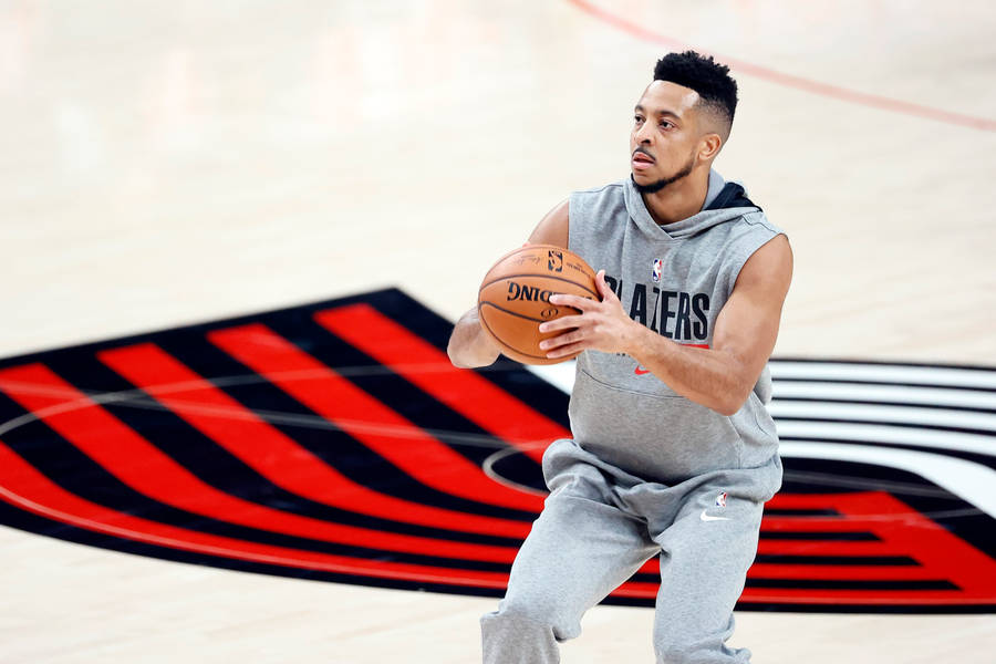 Cj Mccollum Shooting Drill Wallpaper