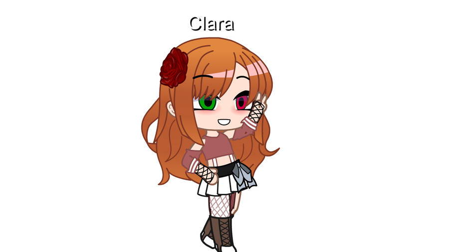 Clara Afton Gacha Character Design Wallpaper