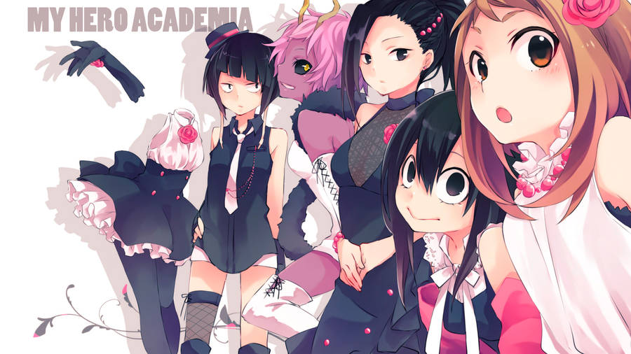 Class-a Ua Girls My Hero Academia Wallpaper