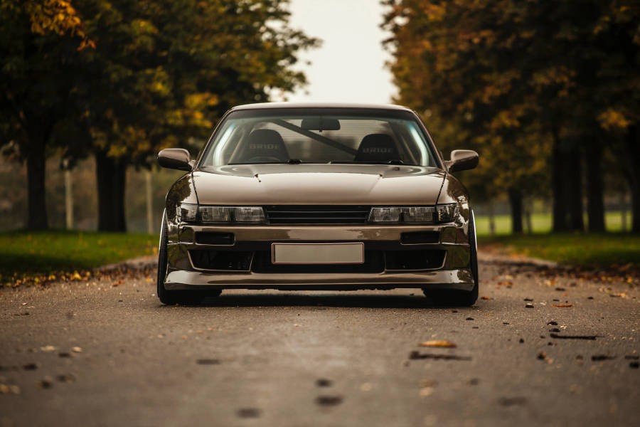 Classic 80's Gtr Car Showcasing Power And Style Wallpaper