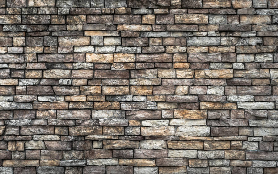 Classic Bare Stone Wall Cladding Wallpaper