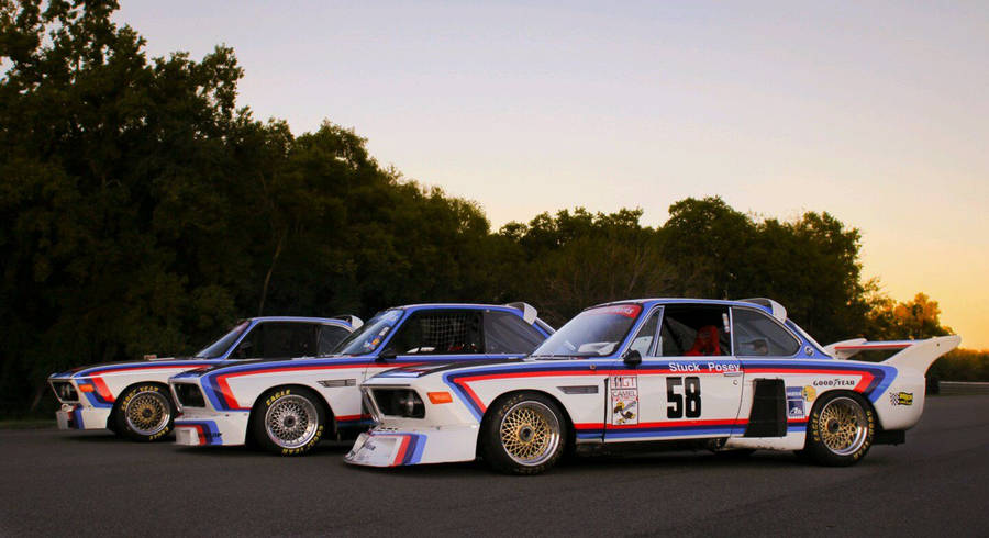 Classic Bmw Racing Cars Wallpaper