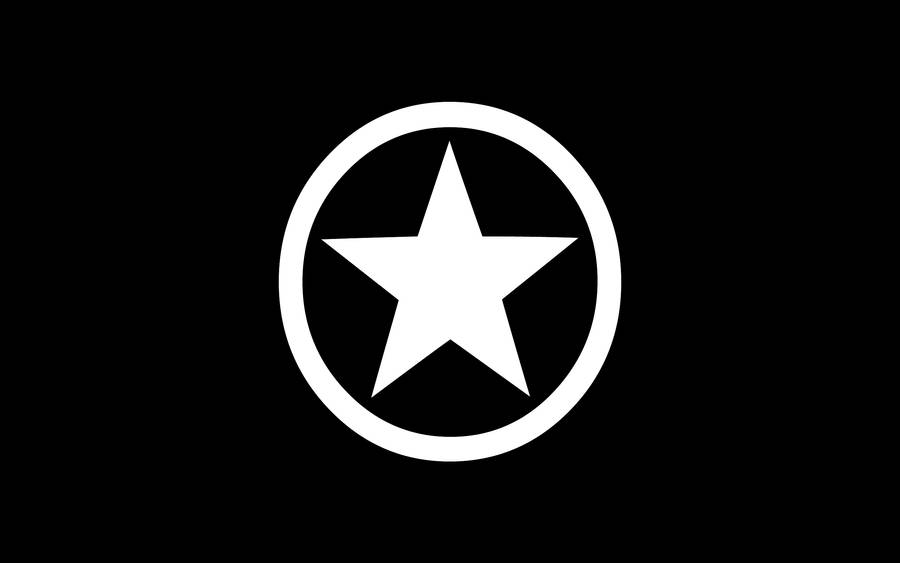 Classic Converse Logo With Iconic Star Wallpaper