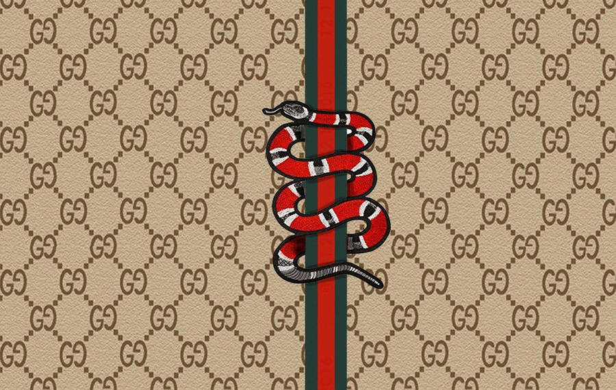 Classic Gucci 4k Snake Wallpaper