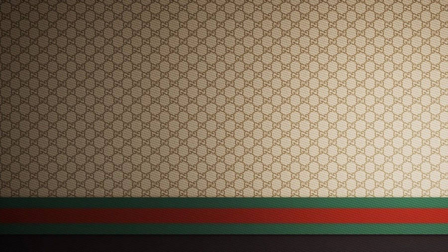 Classic Gucci Designer Logo Pattern Wallpaper