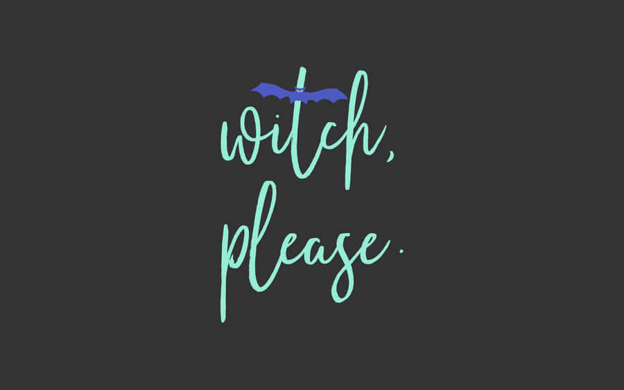 Classic Halloween Witch Aesthetic Wallpaper