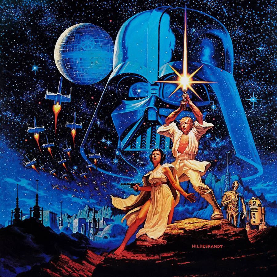 Classic Hildebrandt Poster Star Wars Tablet Wallpaper