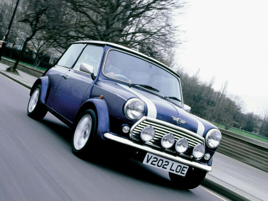 Classic Mini Cooper Motion Wallpaper