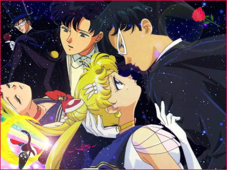 Classic Tuxedo Mask. Wallpaper