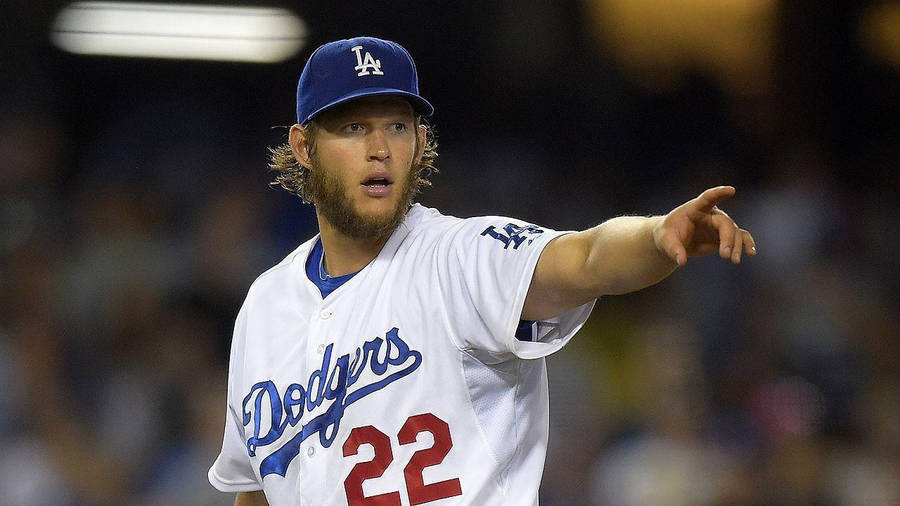 Clayton Kershaw Giving Instructions Wallpaper