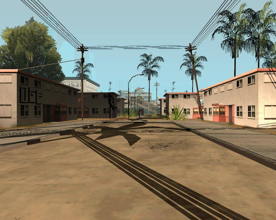 Clean Street At Gta San Andreas Wallpaper