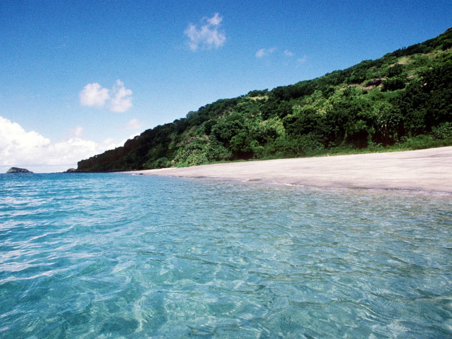 Clear Blue Waters Of Comoros Wallpaper