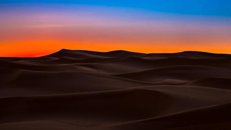 Clear Sky At Sahara Desert Wallpaper