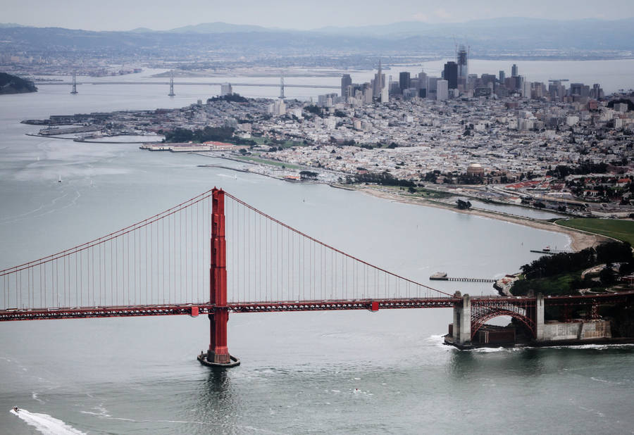 Clear Skyline Of San Francisco Photography Wallpaper