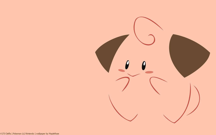 Clefairy Baby Vector Art Wallpaper