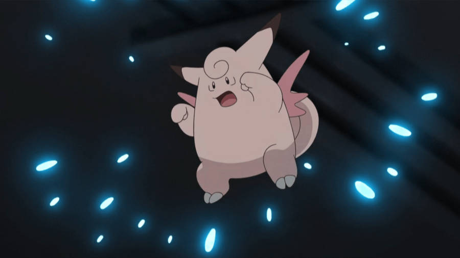 Clefairy Evolution Using Wings Wallpaper