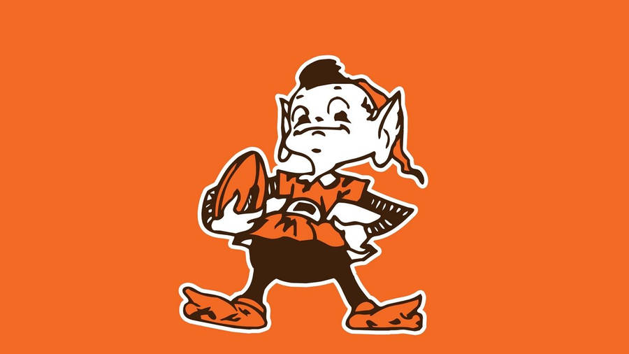 Cleveland Browns' Official Elf Mascot Wallpaper