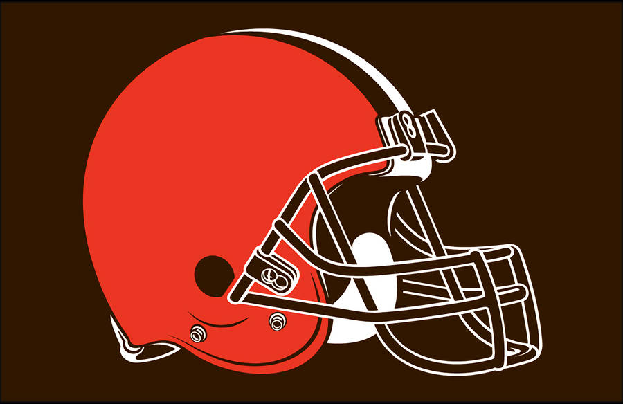 Cleveland Browns Official Helmet Logo Wallpaper