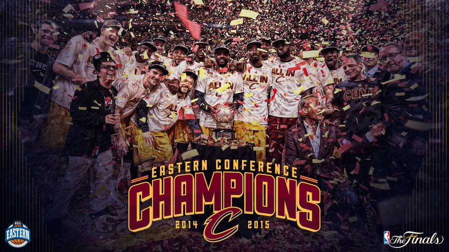 Cleveland Cavaliers Eastern Conference Champions Wallpaper